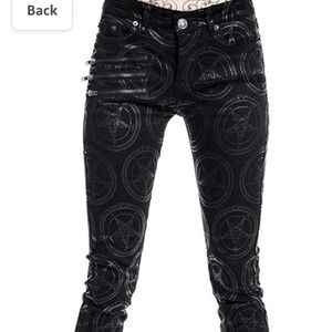 Killstar baphomet jeans